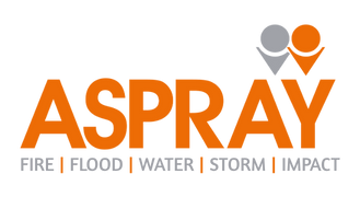 SPRA branding is displayed among Rajvar’s affiliations in the damage restoration sector.